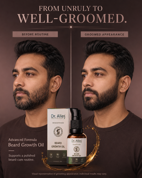 Dr. Alies Professional Beard Growth Oil | Conditioning Beard & Skin Grooming Oil