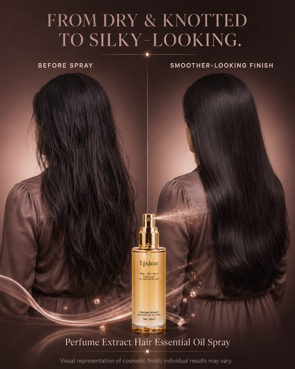 Tgideas Hair Oil Spray | Lightweight Daily Nourishing Hair Mist