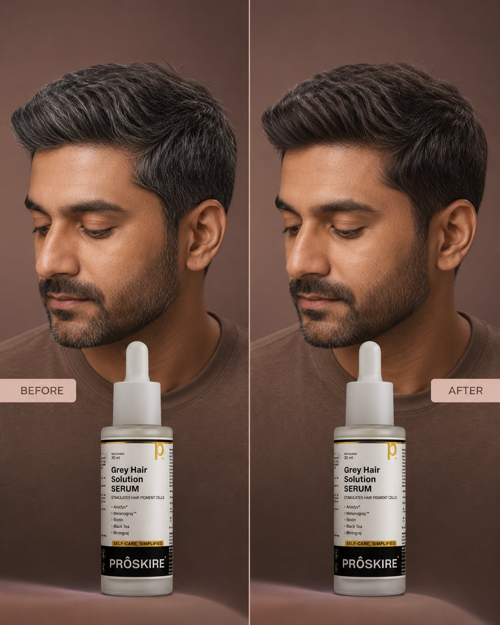 Proskire Anti Grey Hair Serum | Daily Hair Appearance & Root Care Serum