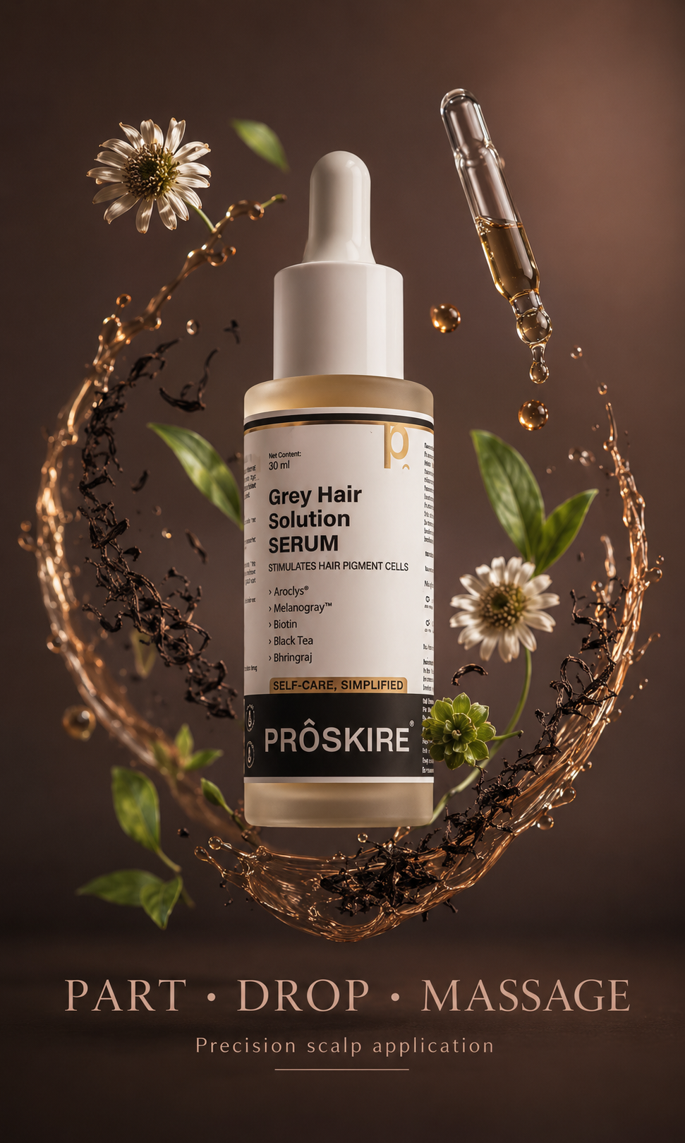 Proskire Anti Grey Hair Serum | Daily Hair Appearance & Root Care Serum