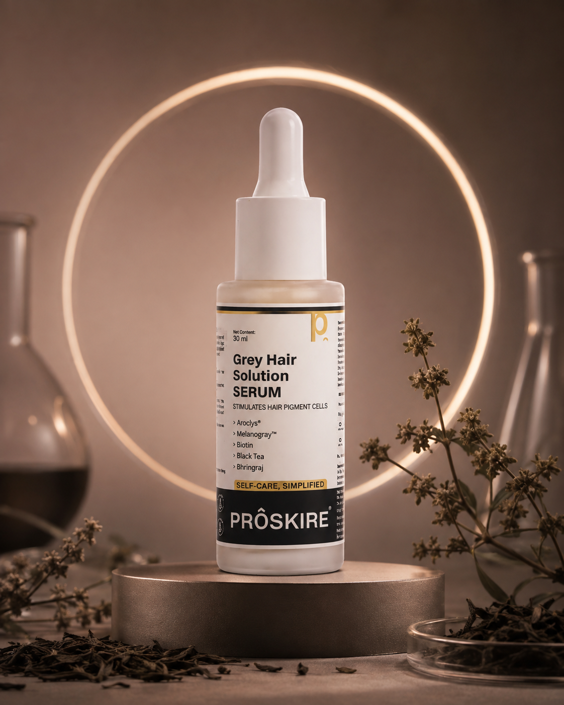 Proskire Anti Grey Hair Serum | Daily Hair Appearance & Root Care Serum