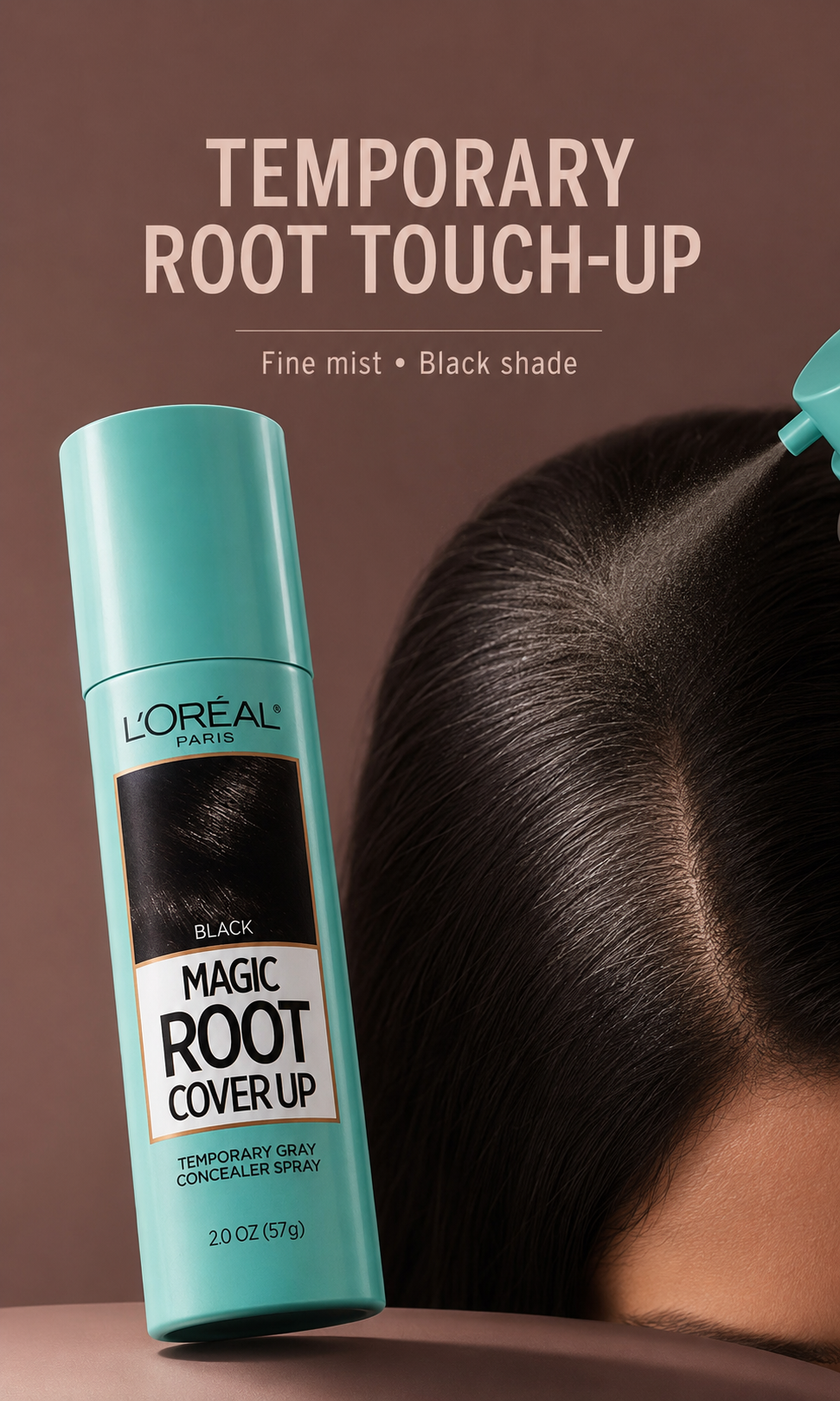 L'Oréal Paris Magic Retouch Instant Root Concealer Spray | Temporary Grey Root Cover