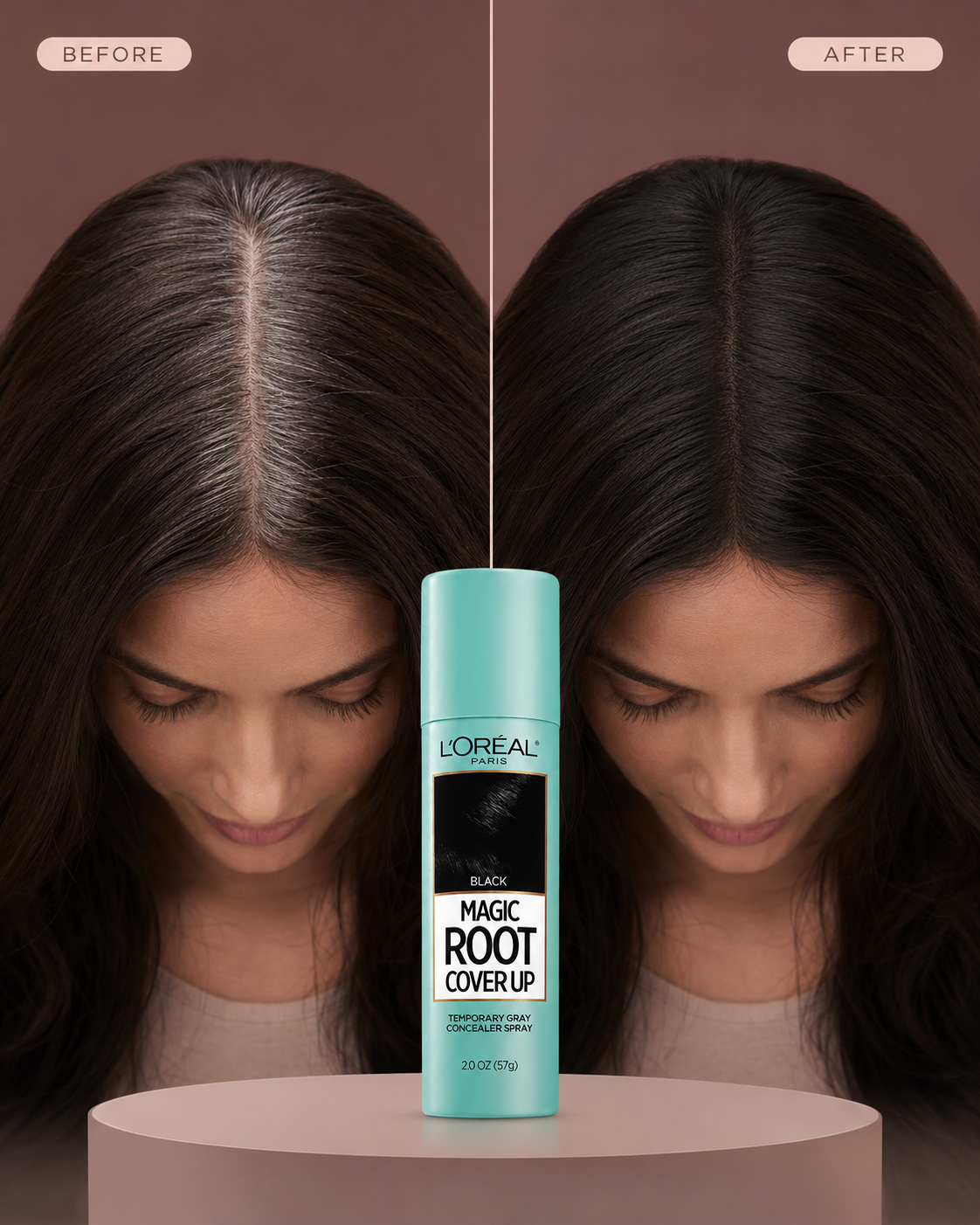 L'Oréal Paris Magic Retouch Instant Root Concealer Spray | Temporary Grey Root Cover