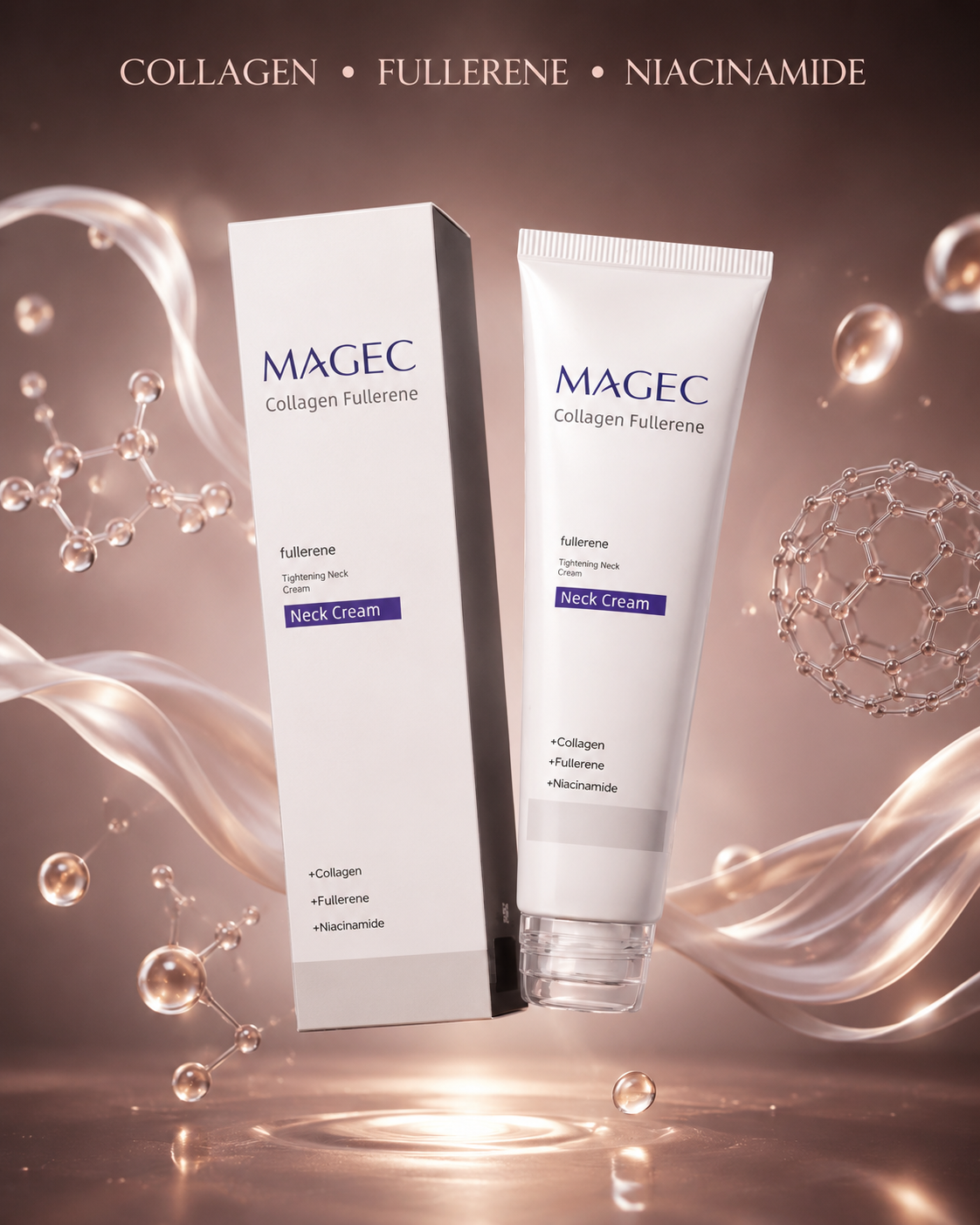 Magec collagen fullerene niacinamide formula