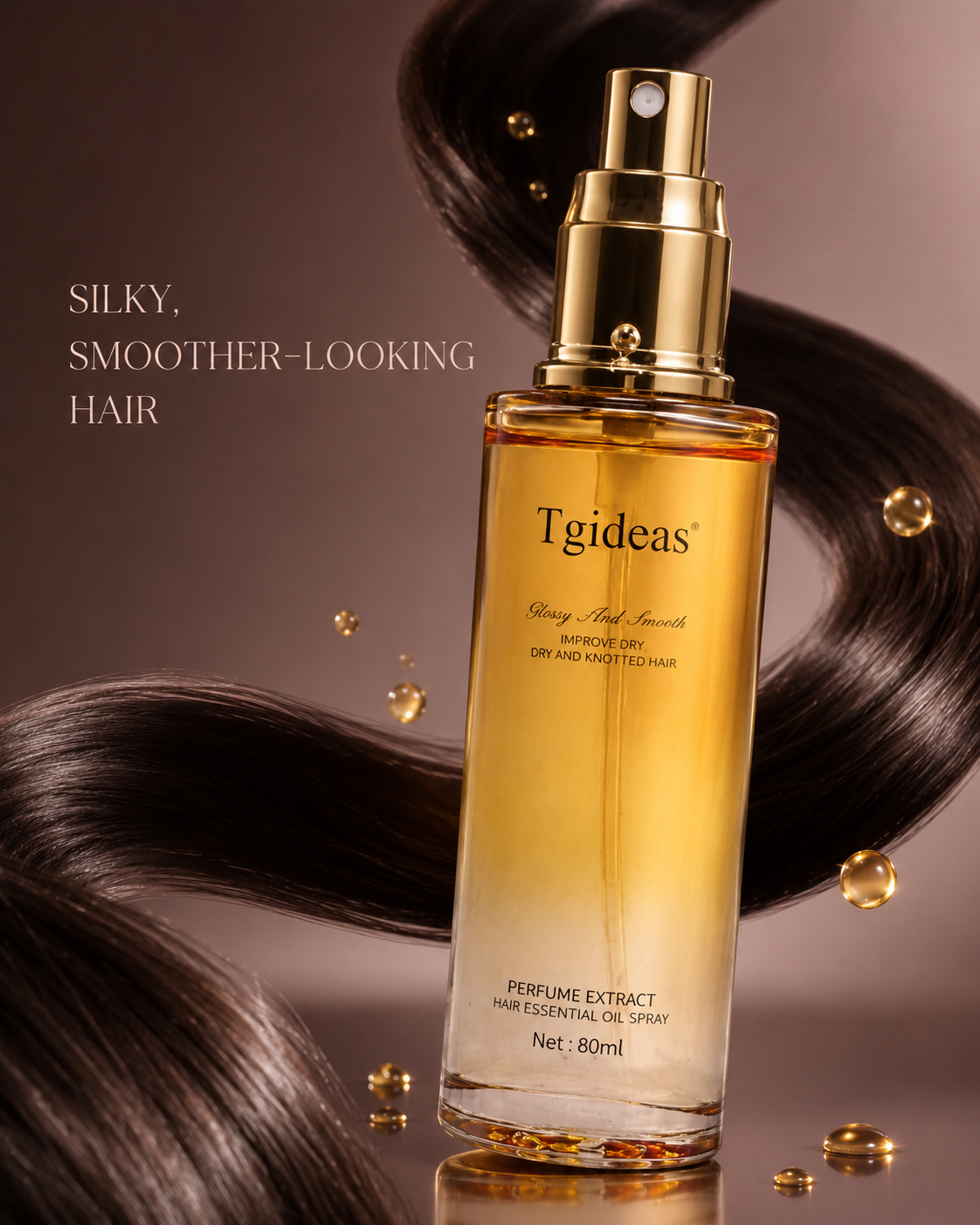 Tgideas silky smoother-looking hair