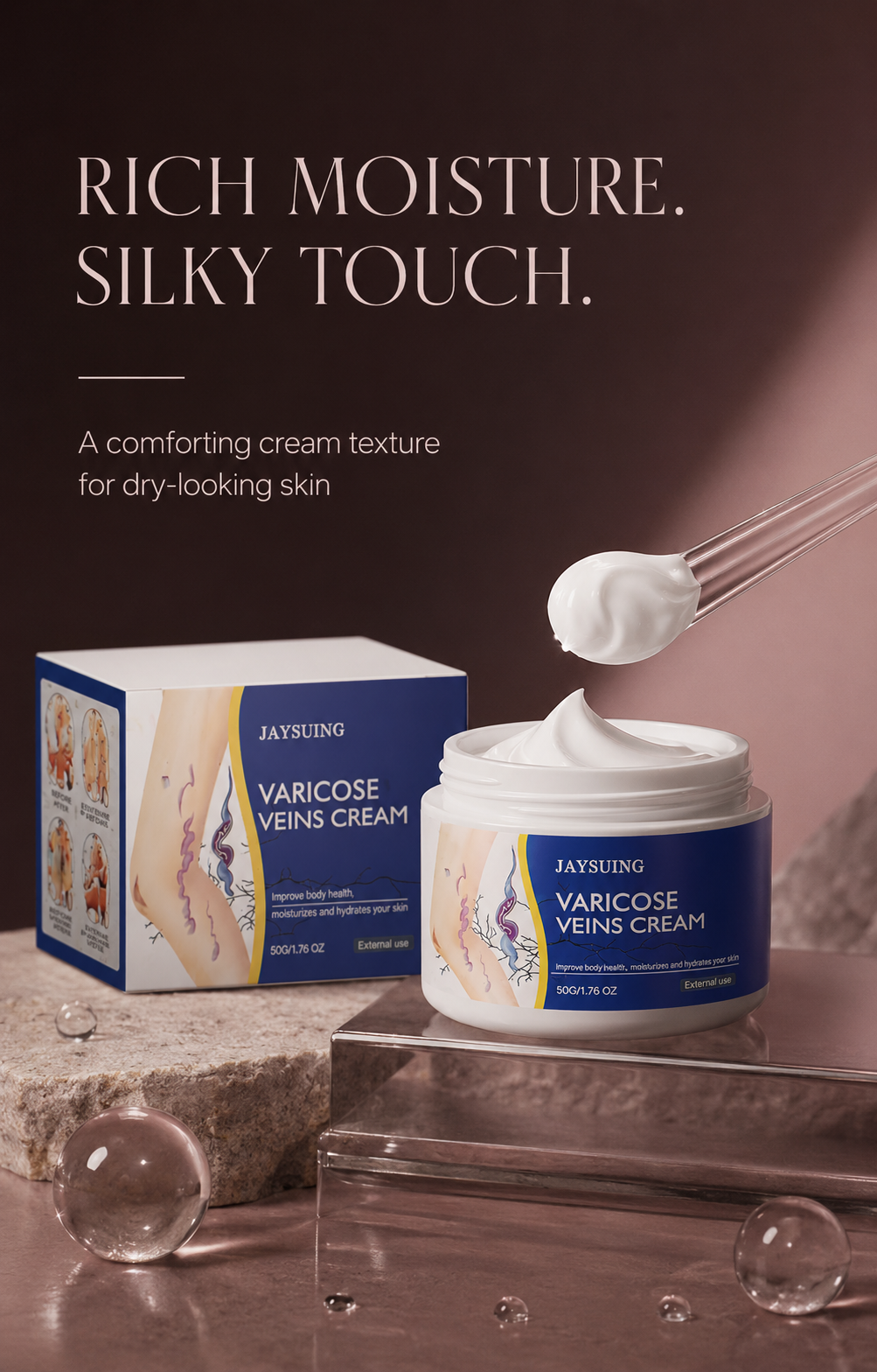 Varicose Veins Cream | Comforting Leg Massage & Skin Care Cream