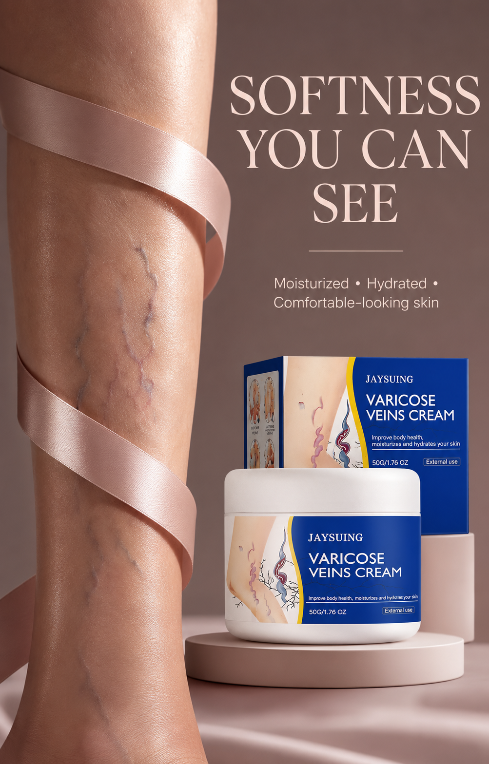 Varicose Veins Cream | Comforting Leg Massage & Skin Care Cream